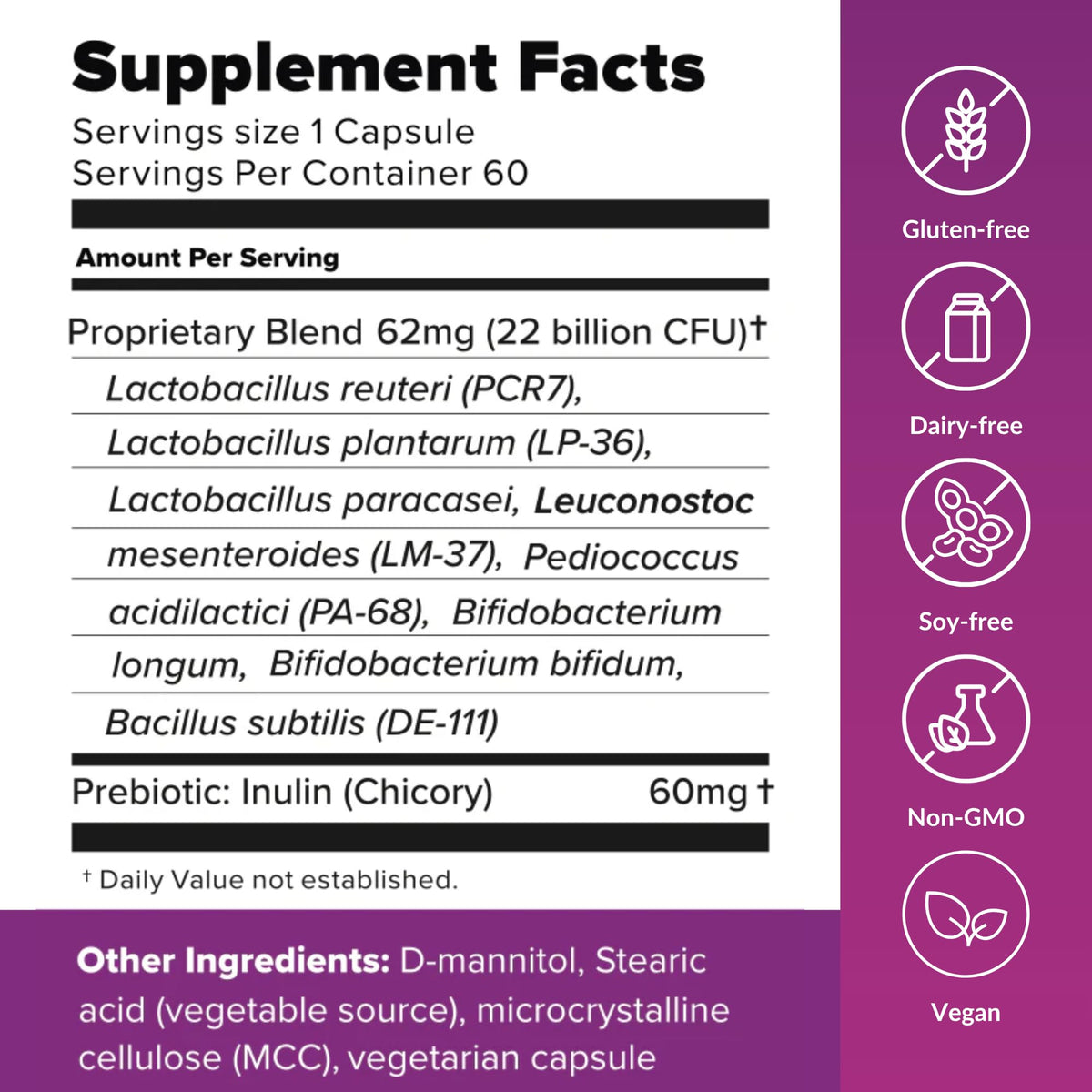 BiotiQuest Sugar Shift Probiotic capsule close-up