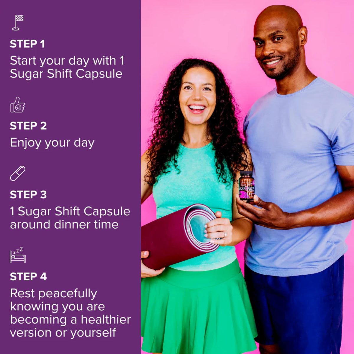 BiotiQuest Sugar Shift Probiotic ingredients list