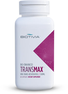 Biotivia Transmax 1000mg Vegan Capsules packaging front view