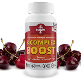BioTree Labs Complément Alimentaire B12 Complexe, ingrédients sur l'emballage