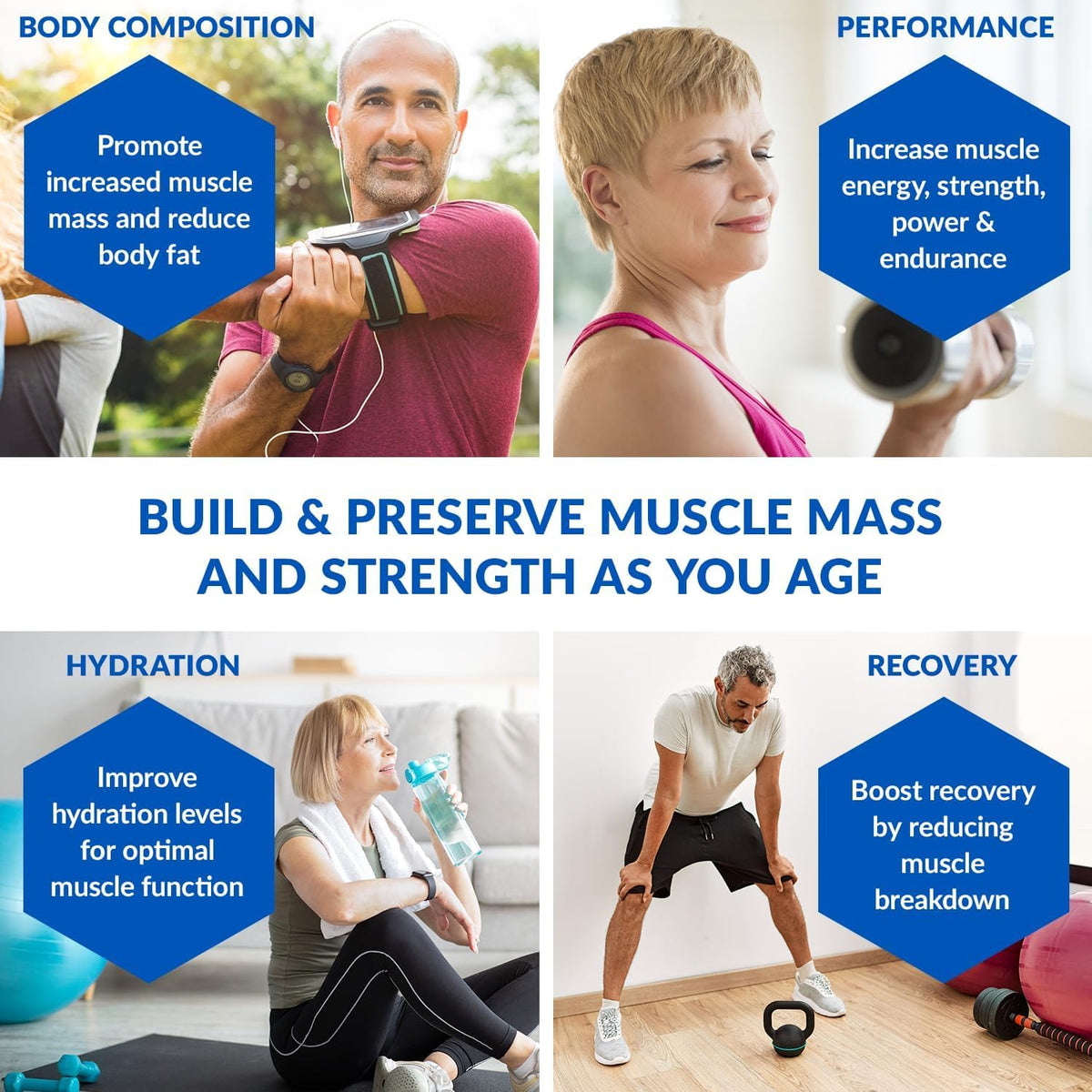 BioTrust Ageless Muscle Builder 2 Pack sur un fond blanc