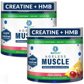 BioTrust Ageless Muscle Builder 2 Pack vue de face avec emballage
