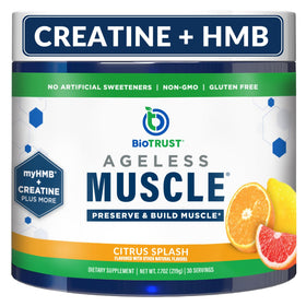 BioTrust Ageless Muscle Builder Citrus packaging front view
