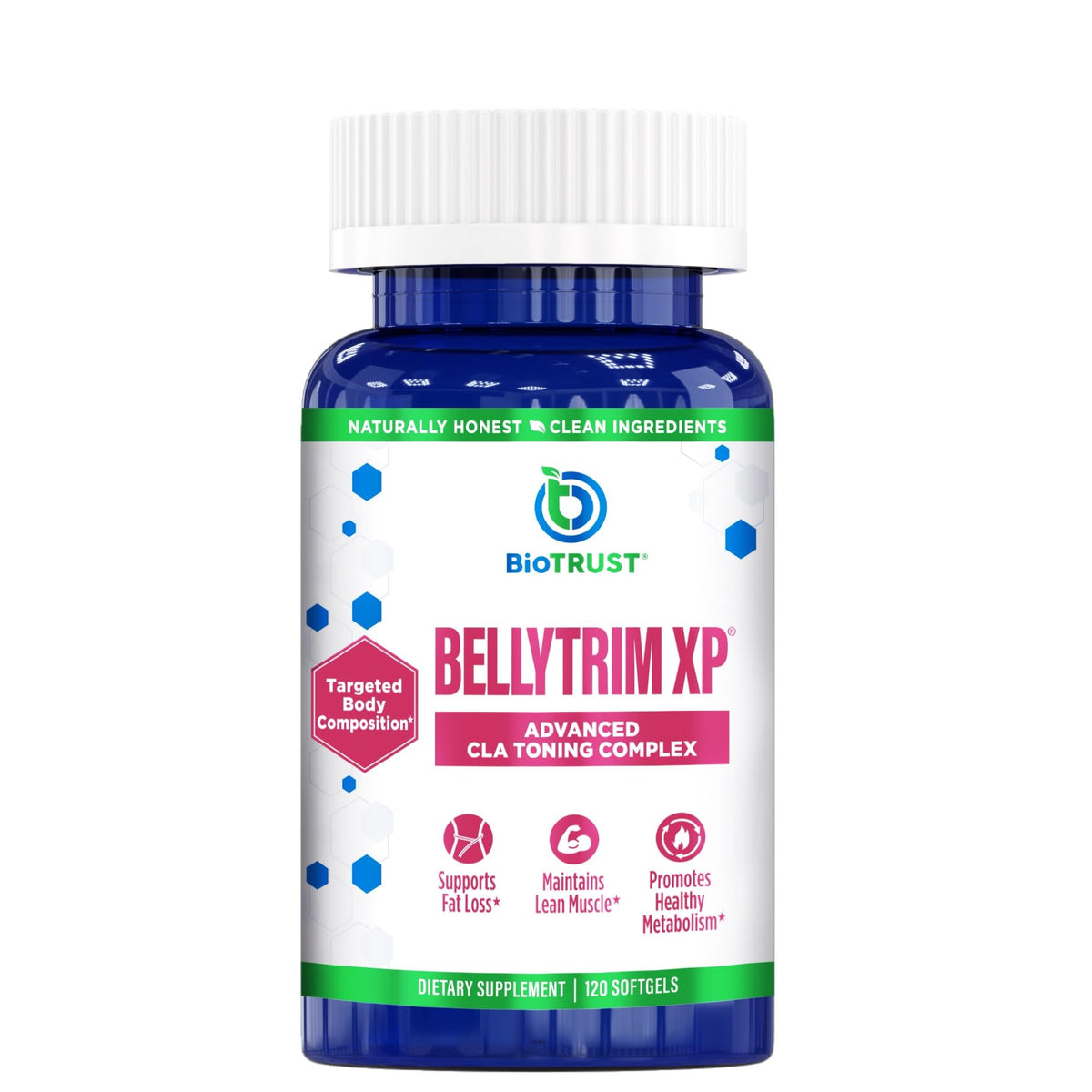 BioTrust BellyTrim XP Complément Alimentaire CLA 60 Servings avant