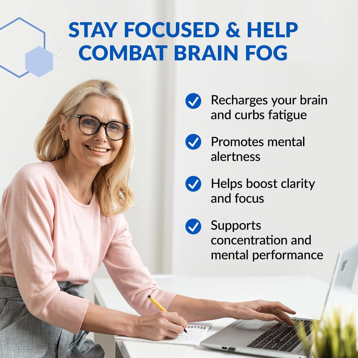 BioTrust Brain Bright 60 capsules vue de côté