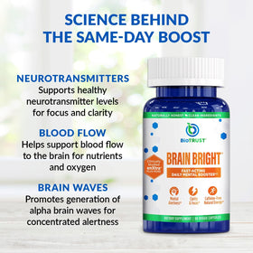 BioTrust Brain Bright emballage et étiquette
