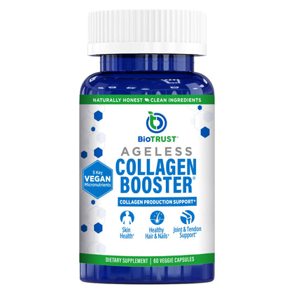 BioTrust Collagène Végétal 60 capsules avant l'ouverture