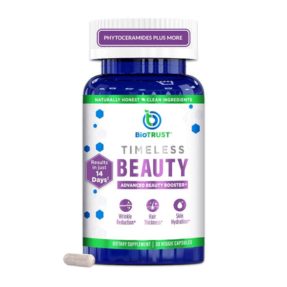 BioTrust Complément Alimentaire Cheveux, Peau & Ongles 30 capsules, vue de face