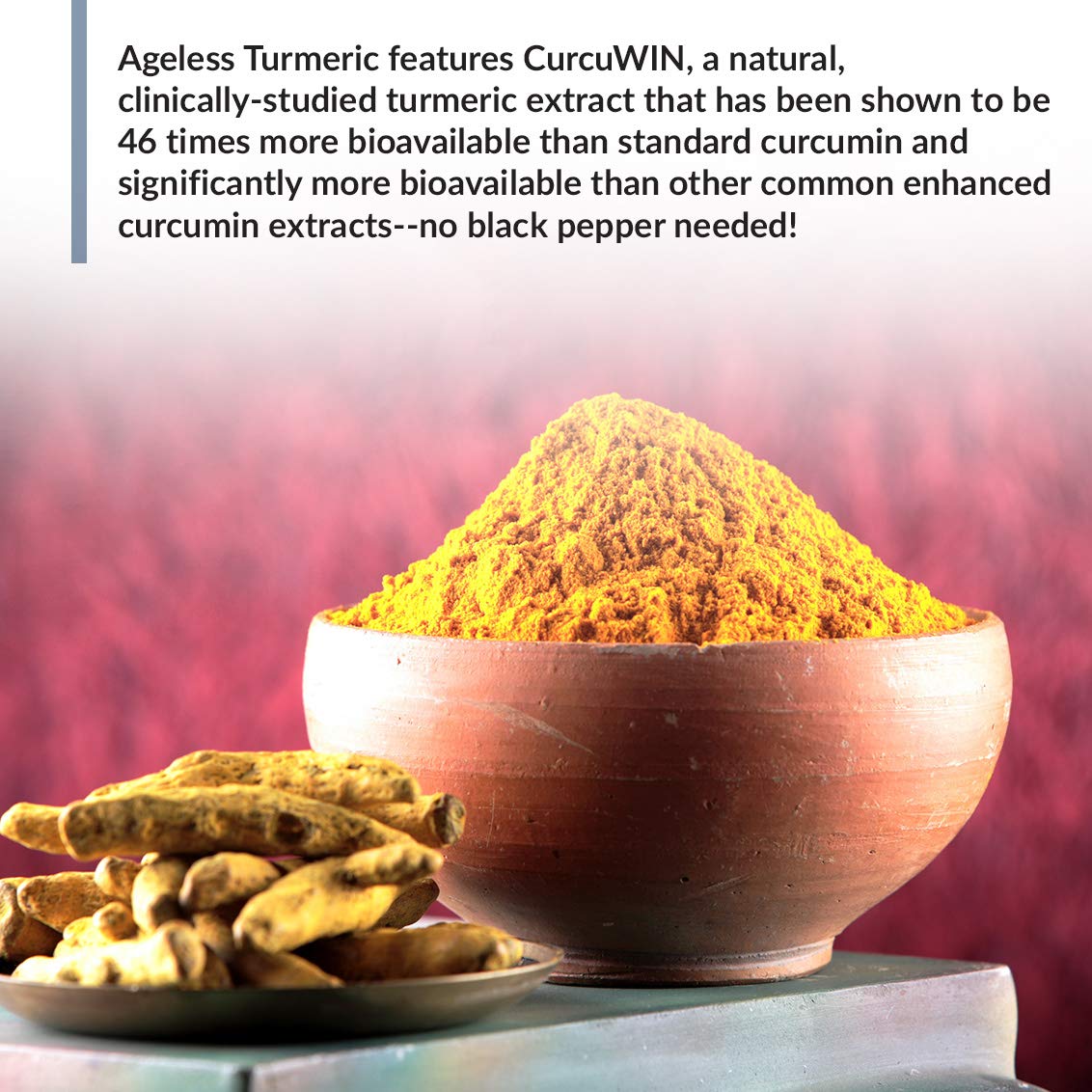 BioTrust Curcuma avec Gingembre - étiquette du produit