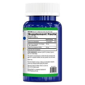 BioTrust D3 K2 2000 IU gélules avec des ingrédients naturels