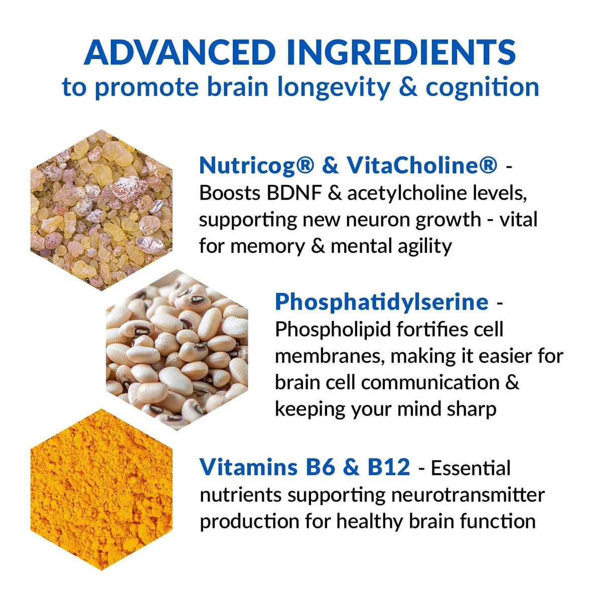 BioTrust Eternal Mind complément alimentaire 60 capsules sur fond blanc