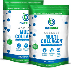 BioTrust Multi Collagène Poudre 522g vue avant avec packaging