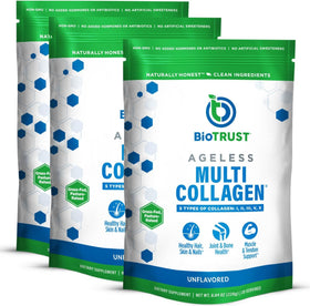 BioTrust Multi Collagène poudre en sachet avant