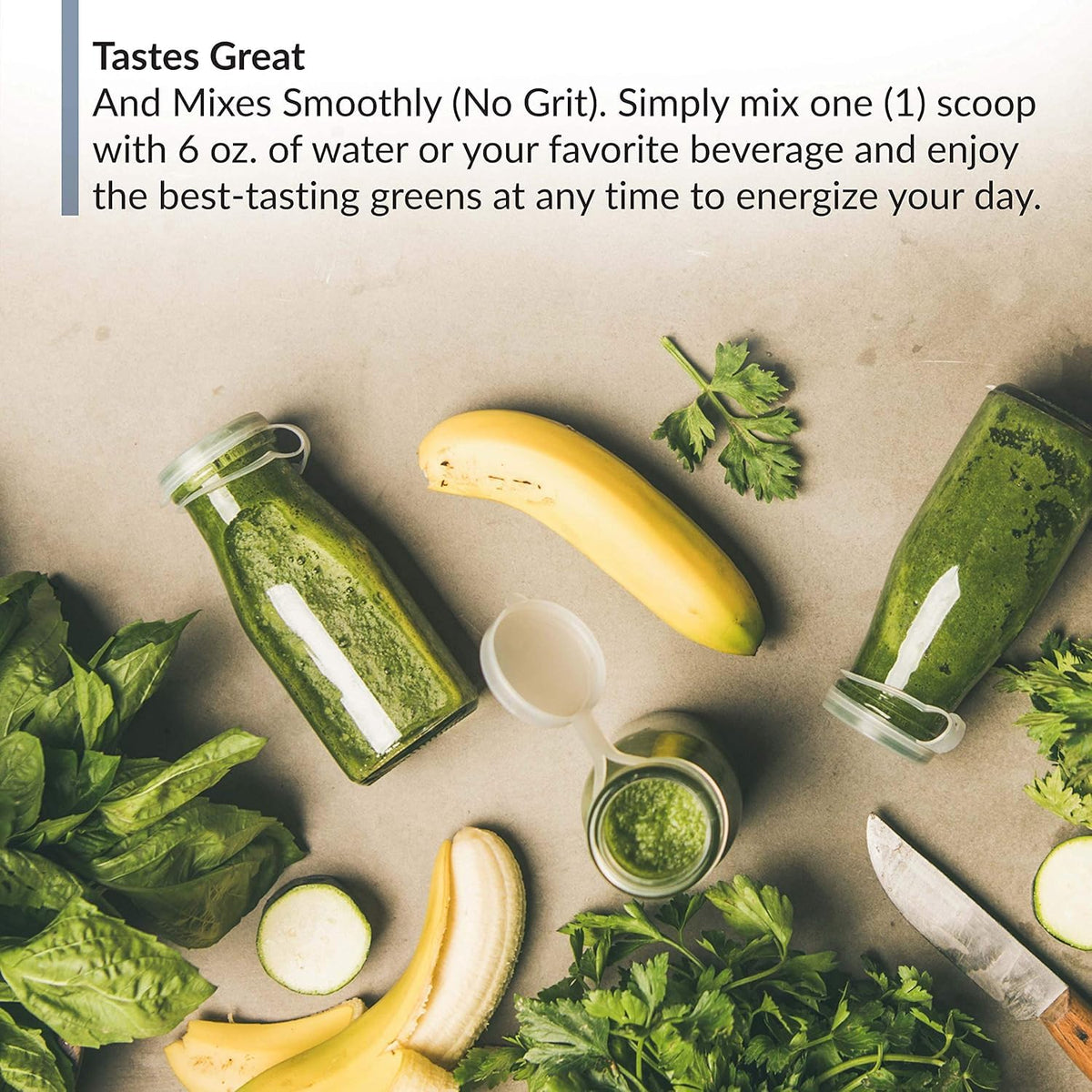 BioTrust Super Greens Poudre avec fruits et légumes frais