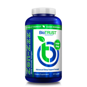 BioTrust Zen-Zzz complément alimentaire sommeil 85g, vue avant de l'emballage