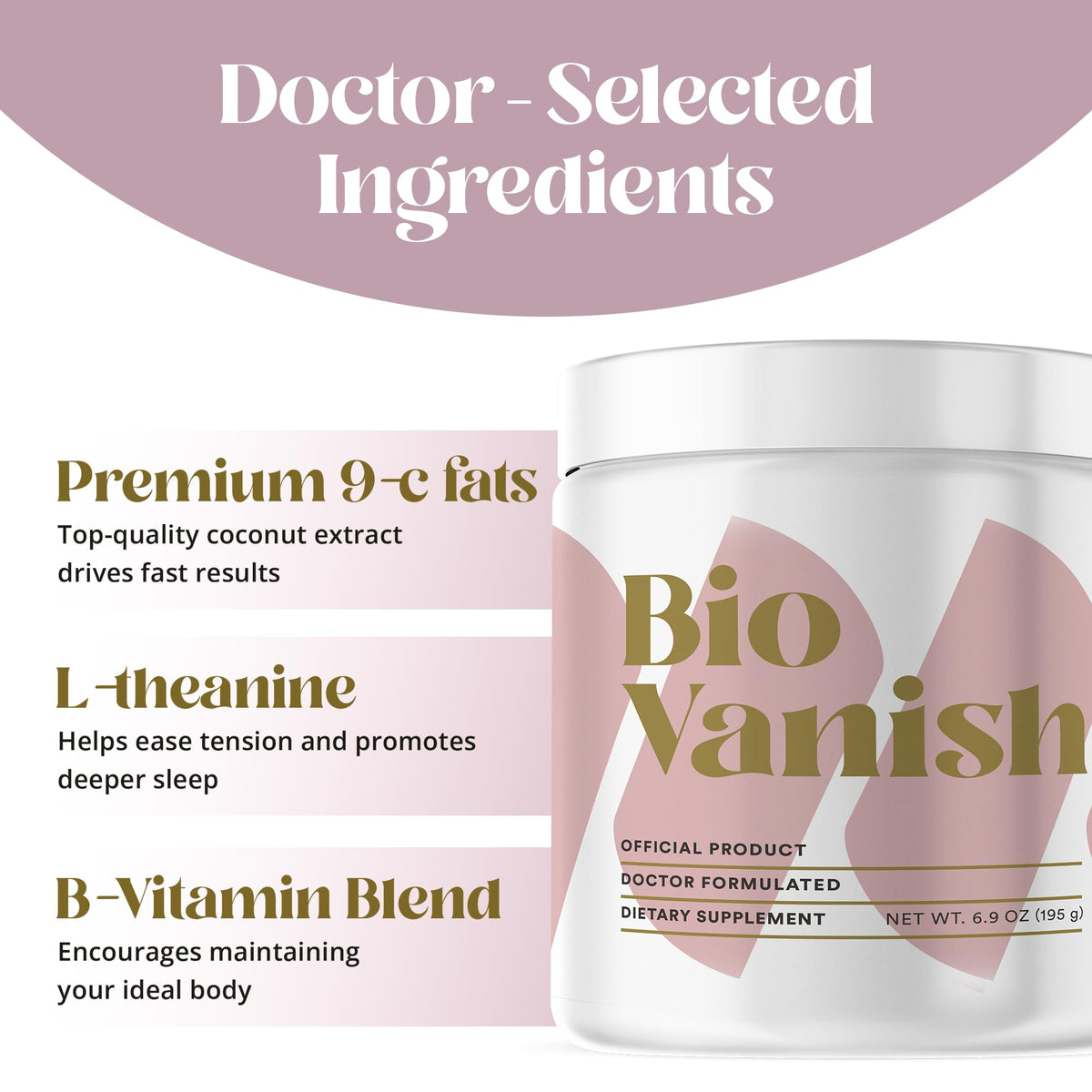 BioVanish Boisson Cacao Keto 30 Portions - portion dans une cuillère
