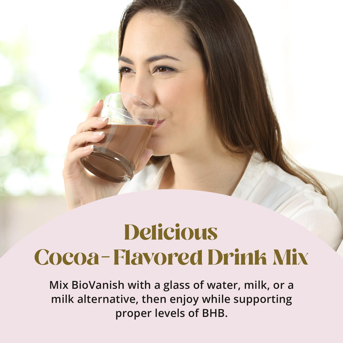 BioVanish Boisson Cacao Keto 30 Portions - préparation en cuisine
