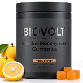 BIOVOLT Gummies de Créatine Monohydrate 5000mg pot de 120 gummies
