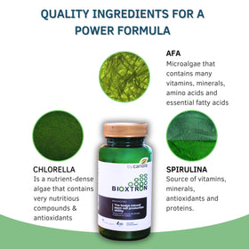 Bioxtron Complément Alimentaire Naturel, ingrédients principaux sur l'emballage