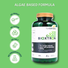 Bioxtron Complément Alimentaire ouvert avec capsules visibles