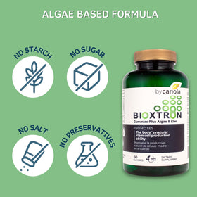 Bioxtron Gummies Spiruline gélifiés sur une table