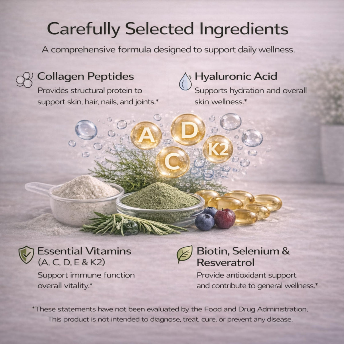 Bioxtron Poudre de Collagène Peptides Type I 600g avec une cuillère à mesurer