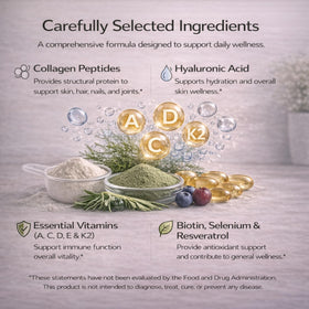 Bioxtron Poudre de Collagène Peptides Type I 600g avec une cuillère à mesurer