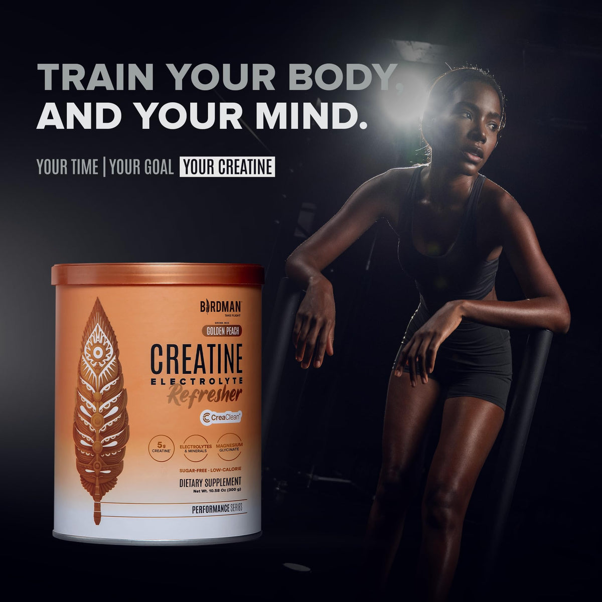 BIRDMAN Creatine Refresher étiquette avec informations nutritionnelles