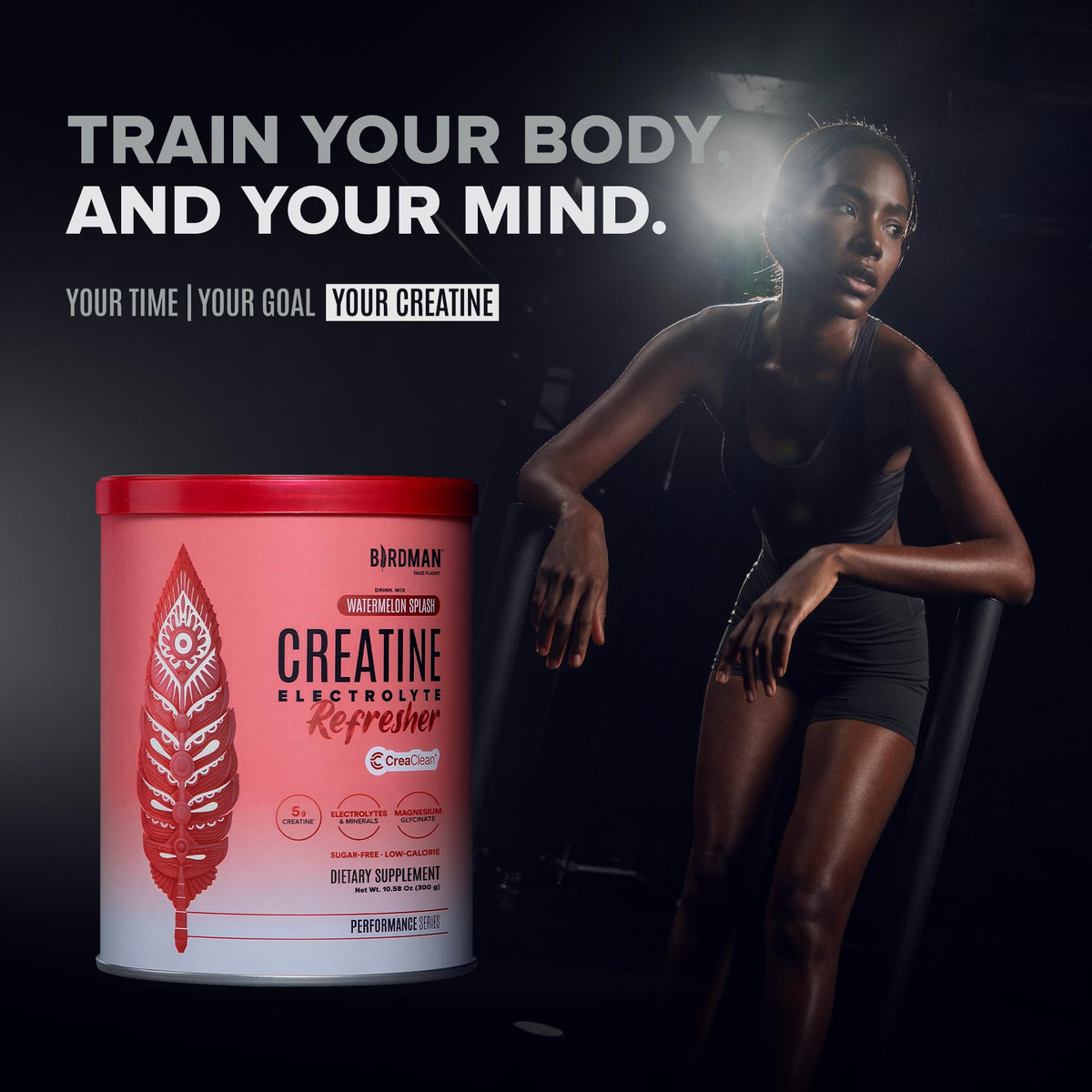 BIRDMAN Creatine Refresher étiquette avec ingrédients