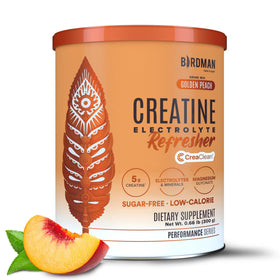 BIRDMAN Creatine Refresher poudre en pot de 399g, couleur pêche dorée