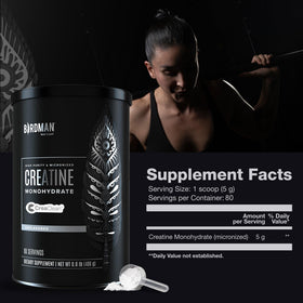 BIRDMAN Poudre de Créatine Monohydrate Micronisée 440g vue de dos