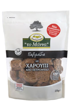 Biscottes de caroube de the Manna 270g vue de face