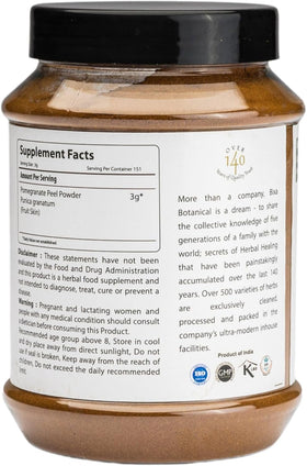 bixa BOTANICAL Poudre de Pelure de Grenade 531g en utilisation