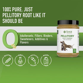 bixa BOTANICAL Poudre de Racine de Pellitory Pure 249g avec cuillère doseuse