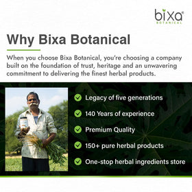 Bixa BOTANICAL Safed Musli Poudre 522g sur une table