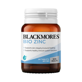 Blackmores Bio Zinc 84 tablettes vue de face