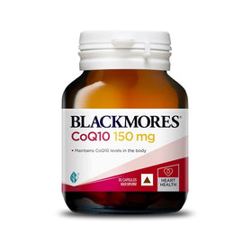 Blackmores CoQ10 150mg boîte de 30 capsules vue de face