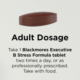 Blackmores Executive B 160 comprimés sur une table