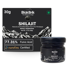 BlakBrik Shilajit Pur Himalayen 30g pot vue de face