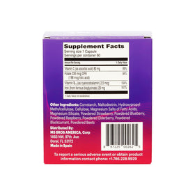 Blendamin Fer Bisglycinate capsules ouvertes sur une table