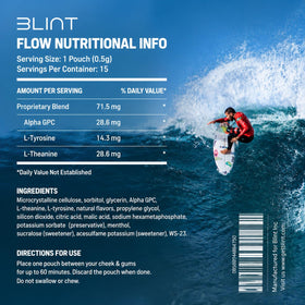 BLINT Flow Poches Nootropiques en utilisation