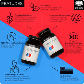 Blisque complément alimentaire naturel 90 capsules sur fond blanc