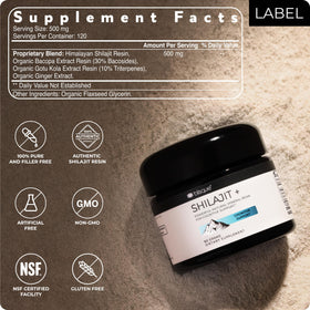 Blisque Résine de Shilajit Himalayen Pur 60g en contexte de vie