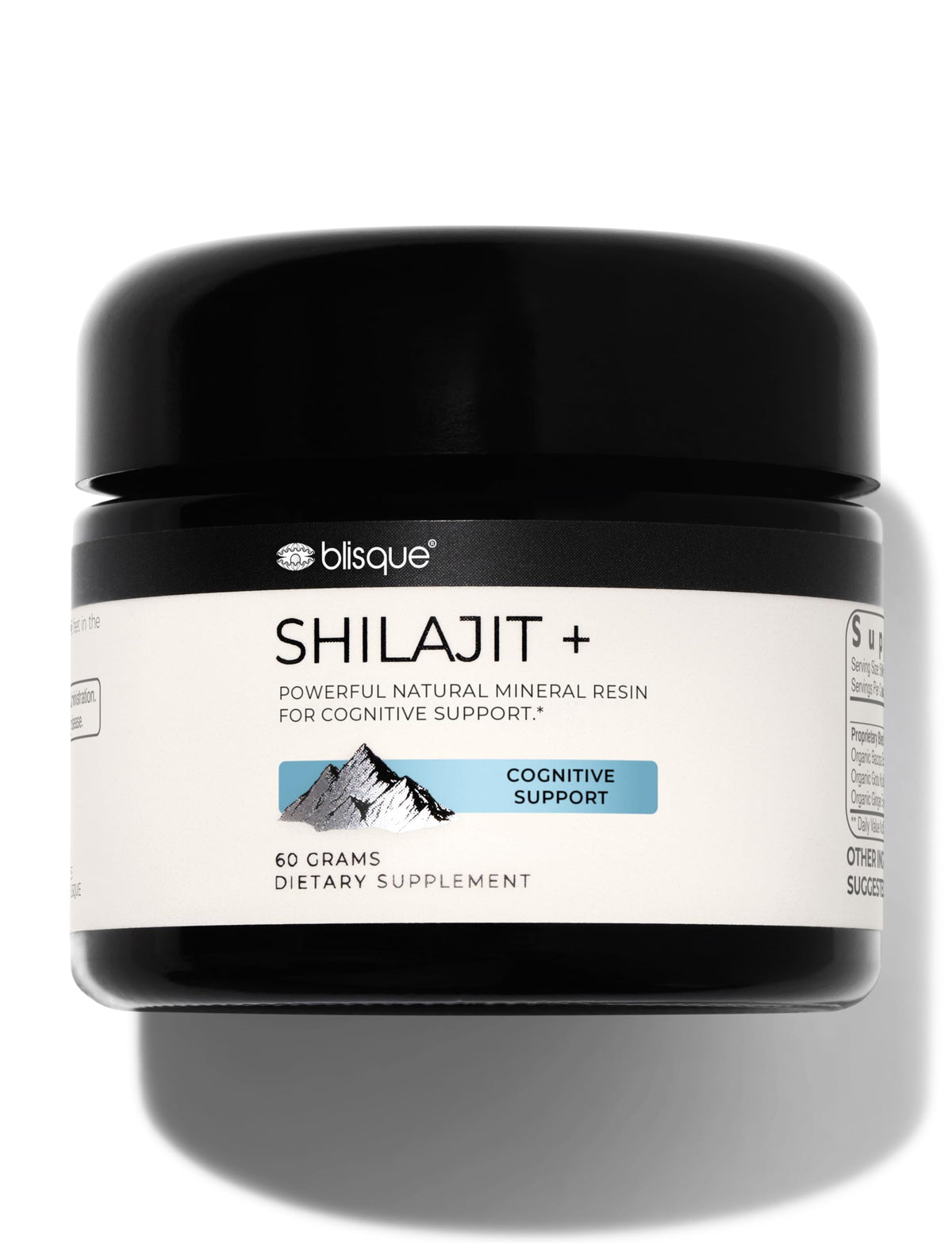 Blisque Résine de Shilajit Himalayen Pur 60g vue de face