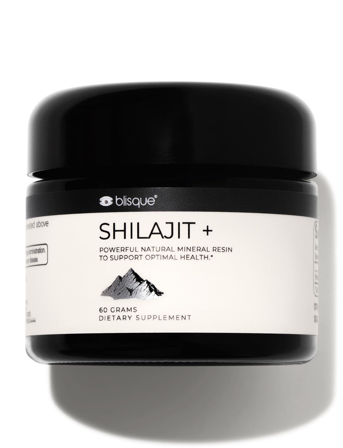 Blisque Shilajit Pur résine himalayenne 60g vue de face