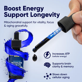 Blissta Methylene Blue 1% 30ml usage scenario with supplements