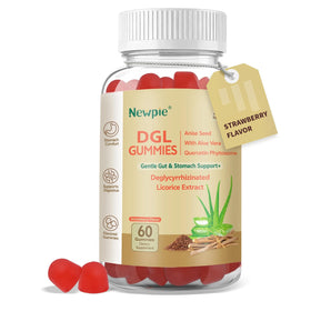 Blltzzz Gummies DGL 60 unités, bonbons à la fraise, vue avant