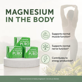 Bloc de magnésium carbonate Tu Salud Plus - vue arrière