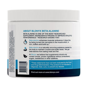Blonyx Beta-Alanine 240g contenu en poudre