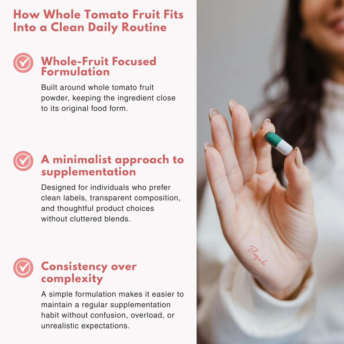 Bloofah Lycopène 500mg capsules en gros plan